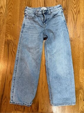 abercrombie kids Light Blue Straight-Leg Jeans